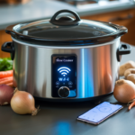 High-tech smart slow cooker with Wi-Fi connectivity and smartphone control