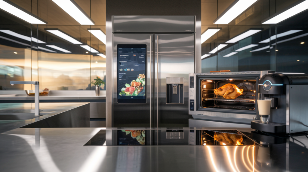 A Futuristic Smart Kitchen with Intelligent Appliances