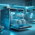 WiFi-enabled dishwasher transforms kitchen into futuristic cleaning command center